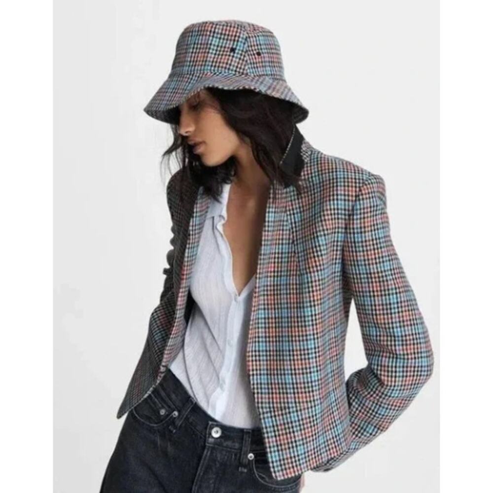Rag & Bone Multicolor Plaid Jacket - image 4